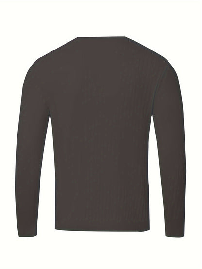 Regular Fit Ribbed Pullover Tops