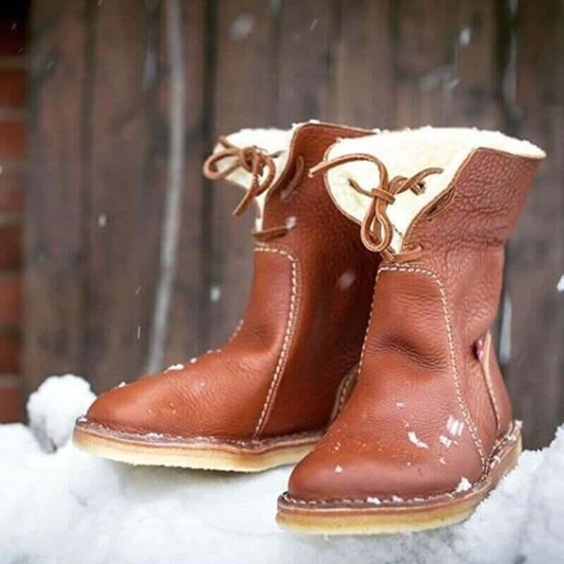 Elena - Bottes imperméables en polaire avec doublure en laine